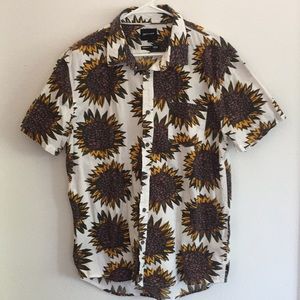 Sunflower skater surfer button down